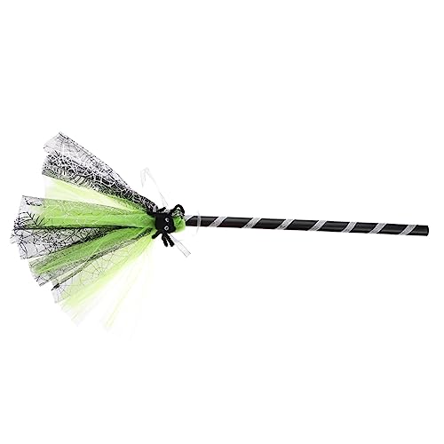 ERINGOGO Halloween Cosplay Hexenbesen Fluoreszierend Grün Langlebiger Hexenbesen Halloween Deko Stabiles Party Requisit für und Familienfeiern ERINGOGO Halloween Cosplay Hexenbesen Fluoreszierend Grün Langlebiger Hexenbesen Halloween Deko Stabiles Party Requisit für und Familienfeiern von ERINGOGO
