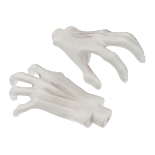 ERINGOGO Halloween Deko Graue Realistische Kunststoffhand Gruselige Fake Hand für Halloween Party und Haunted House Dekoration Wiederverwendbar und Detailgetreu für Grusel Atmosphäre von ERINGOGO
