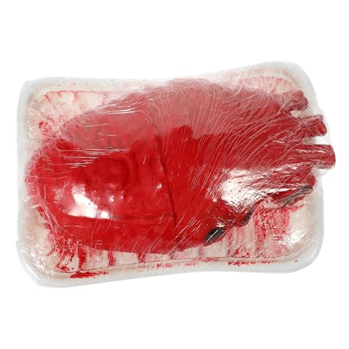 ERINGOGO Halloween Deko Herz Körperorgan Deko Prop aus Hochwertigem Material Leicht Tragbar Langlebig Gruselige Partydekoration für Halloween und Kostümpartys Realistisches Herz Modell von ERINGOGO