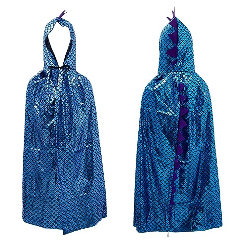 ERINGOGO Halloween Dinosaurier Umhang Cape Langlebiger Wiederverwendbar für Kostümpartys Bühnenauftritte Karneval und Fotoshootings Blau Gruselige Kostümidee für Jungen und Mädchen ERINGOGO Halloween Dinosaurier Umhang Cape Langlebiger Wiederverwendbar für Kostümpartys Bühnenauftritte Karneval und Fotoshootings Blau Gruselige Kostümidee für Jungen und Mädchen von ERINGOGO
