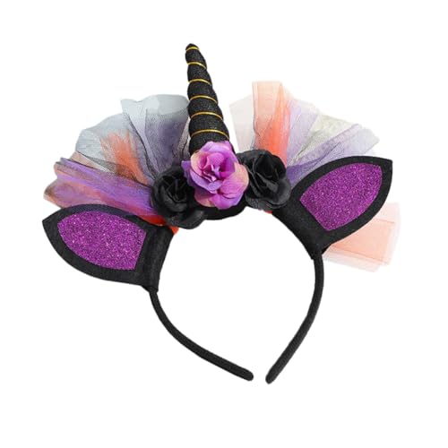 ERINGOGO Halloween Einhorn Haarreif Leichtes Cosplay Kopfschmuck für Karneval Party und Erwachsene Bequemes Halloween Haaraccessoire ohne Beleuchtung ERINGOGO Halloween Einhorn Haarreif Leichtes Cosplay Kopfschmuck für Karneval Party und Erwachsene Bequemes Halloween Haaraccessoire ohne Beleuchtung von ERINGOGO
