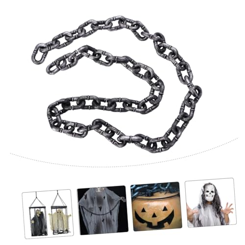 ERINGOGO Halloween Gefangenenkette Simulation Rostige Eisenkette Deko Requisite für Kostüm Party Bühnenauftritt und Halloween Dekoration ERINGOGO Halloween Gefangenenkette Simulation Rostige Eisenkette Deko Requisite für Kostüm Party Bühnenauftritt und Halloween Dekoration von ERINGOGO