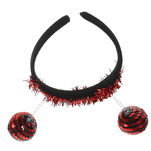 ERINGOGO Halloween Haarreif mit Pailletten Lustige Bouncing Ball Kopfbedeckung für Erwachsene Karneval Party Haarband Verstellbar Langlebig Vielseitig für Halloween Hochzeit Geburtstag ERINGOGO Halloween Haarreif mit Pailletten Lustige Bouncing Ball Kopfbedeckung für Erwachsene Karneval Party Haarband Verstellbar Langlebig Vielseitig für Halloween Hochzeit Geburtstag von ERINGOGO