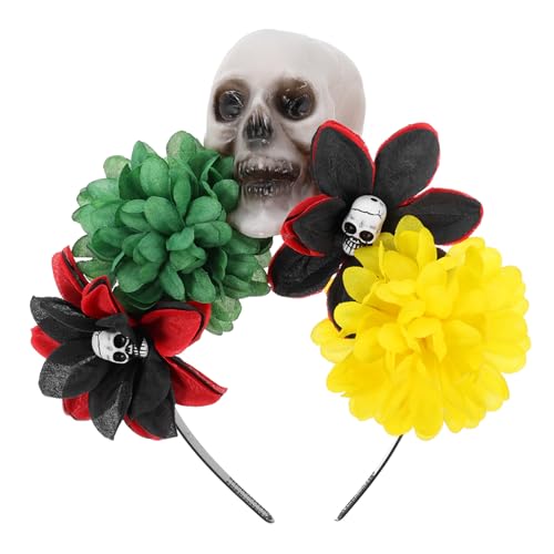 ERINGOGO Halloween Haarschmuck Skelett Haarband Leicht und Bequem für Party Festival Cosplay Damen ERINGOGO Halloween Haarschmuck Skelett Haarband Leicht und Bequem für Party Festival Cosplay Damen von ERINGOGO