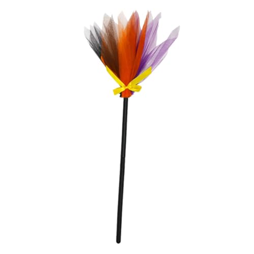 ERINGOGO Halloween Hexenbesen Cosplay Besenstab Leicht und Langlebig für Halloween Party Kostüm und Dekoration und Erwachsene Geeignet Stimmungsvolle Requisite von ERINGOGO