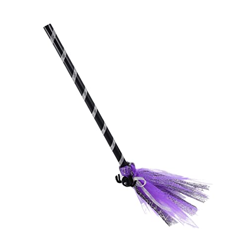 ERINGOGO Halloween Hexenbesen Dekoration Gruseliges Hexenbesen Requisit für Halloween Party Cosplay Zubehör für Hexen Kostüm von ERINGOGO