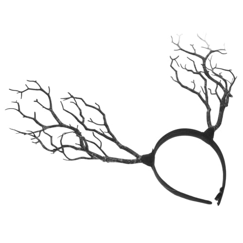 ERINGOGO Halloween Hexenhörner Kopfschmuck Haarschmuck Mädchen Party Haarreif Cosplay Stirnband für Fotografie und Karneval ERINGOGO Halloween Hexenhörner Kopfschmuck Haarschmuck Mädchen Party Haarreif Cosplay Stirnband für Fotografie und Karneval von ERINGOGO