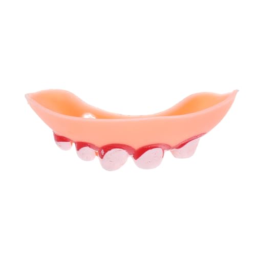 ERINGOGO Halloween Lustige Zahnprothesen Synthetische Halloween Vampir Bad Snap Veneers Dekoration Einzelne Erwachsene Cosplay Gefälschte Form Lächeln Sofortiger Buck Gruselige von ERINGOGO
