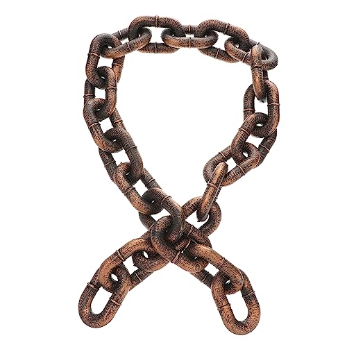 ERINGOGO Halloween Plastikkette Requisite Lange Realistische Kette Für Halloween Dekoration Cosplay Und Gruselhauseffekte Leicht Und Langlebig Für Partys von ERINGOGO