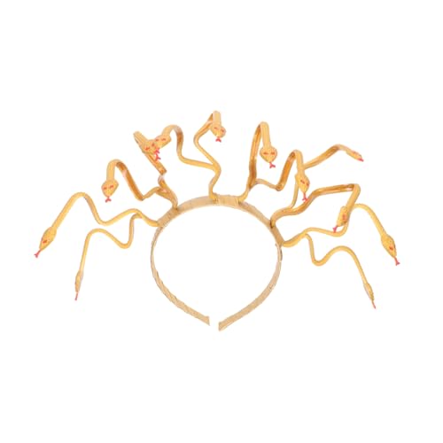 ERINGOGO Halloween Schlangen Kopfschmuck Medusa Haarreif Party Kostüm Accessoire für Damen Mädchen Cosplay Fasching Karneval Dekoration ERINGOGO Halloween Schlangen Kopfschmuck Medusa Haarreif Party Kostüm Accessoire für Damen Mädchen Cosplay Fasching Karneval Dekoration von ERINGOGO