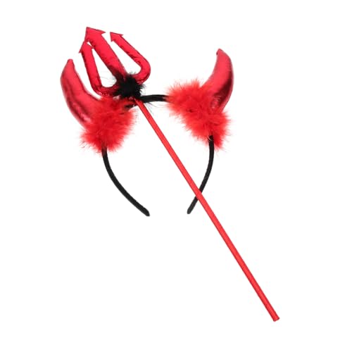 ERINGOGO Halloween Teufelshörner Haarreif Teilig Leichtes Hautfreundliches Party Accessoire für Auffälliger Kopfschmuck für Halloween und Karneval Niedliches Teufelskostüm Zubehör ERINGOGO Halloween Teufelshörner Haarreif Teilig Leichtes Hautfreundliches Party Accessoire für Auffälliger Kopfschmuck für Halloween und Karneval Niedliches Teufelskostüm Zubehör von ERINGOGO