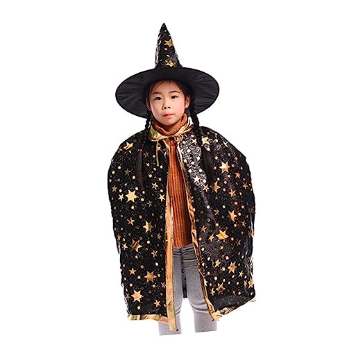 ERINGOGO Halloween Umhang Mit Kapuze Fünf Sterne Cape Für Cosplay Bühnenauftritte Und Karneval Für Halloween Kostüme Und Partys von ERINGOGO