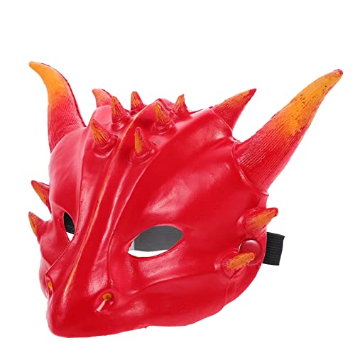 ERINGOGO Halloween-Maske Karnevalsmaske Kinderkleidung Kopf eines Dinosauriers Kinderkleider Tierkostüm Maskerade-Maske Cartoon-Maske für Kinder Partyzubehör für Kinder Partymaske Pu bilden von ERINGOGO