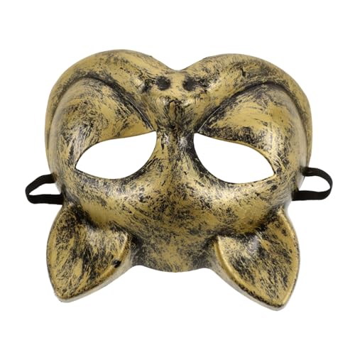 ERINGOGO Halloween-maske Tier-cosplay-maske Maskerade Katzenmaske Zarte Partymaske Maskerademaske Für Partys Tierische Maske Katze Cosplay-maske Einzigartige Maske Plastik Golden ERINGOGO Halloween-maske Tier-cosplay-maske Maskerade Katzenmaske Zarte Partymaske Maskerademaske Für Partys Tierische Maske Katze Cosplay-maske Einzigartige Maske Plastik Golden von ERINGOGO