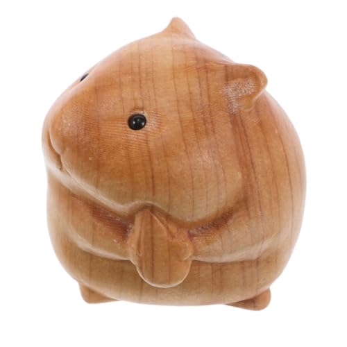 ERINGOGO Handgefertigte Holzfigur Hamster Exquisite Tier Skulptur Aus Holz Für Desktop Dekoration Detaillierte Holzschnitzerei Hamster Statue ERINGOGO Handgefertigte Holzfigur Hamster Exquisite Tier Skulptur Aus Holz Für Desktop Dekoration Detaillierte Holzschnitzerei Hamster Statue von ERINGOGO