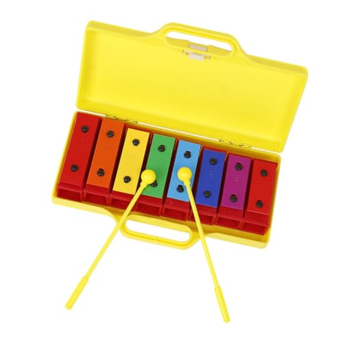 ERINGOGO Handgeschlagenes Orff Instrument Metallplatte Glockenspiel Percussion Musikinstrument für Junge Mädchen Musikspielzeug Montessori Lernspielzeug Bunt Sicher ERINGOGO Handgeschlagenes Orff Instrument Metallplatte Glockenspiel Percussion Musikinstrument für Junge Mädchen Musikspielzeug Montessori Lernspielzeug Bunt Sicher von ERINGOGO