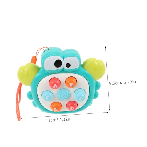 ERINGOGO Handheld Sensory Button Game für Interaktives Mini Lernspielzeug mit Alphabet Tragbares Pounding Spiel für Jungen und Mädchen Reise und Partyspielzeug ERINGOGO Handheld Sensory Button Game für Interaktives Mini Lernspielzeug mit Alphabet Tragbares Pounding Spiel für Jungen und Mädchen Reise und Partyspielzeug von ERINGOGO