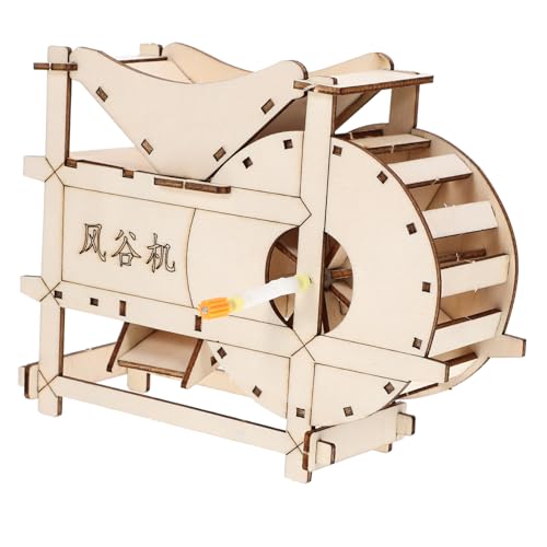 ERINGOGO Dreschmaschine Modell Mit Handkurbel DIY Montage Spielzeug Für Junge Mädchen Wissenschaft Experiment Lehrmodell von ERINGOGO