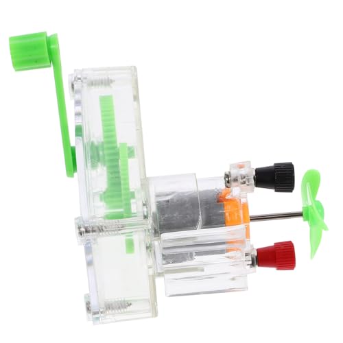 ERINGOGO Handkurbel Generator DIY Wissenschaftliches Experimentierkit für Grundschule Physik Lernspielzeug Energieumwandlung Sicher und Vielseitig für Drinnen und Draußen Geeignet von ERINGOGO