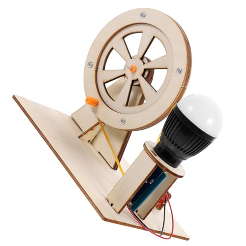 ERINGOGO Handkurbelgenerator für DIY Stromgenerator aus Holz für Wissenschaftliche Experimente Kreatives Lernspielzeug zur Praktischer Fähigkeiten und Physikverständnis ERINGOGO Handkurbelgenerator für DIY Stromgenerator aus Holz für Wissenschaftliche Experimente Kreatives Lernspielzeug zur Praktischer Fähigkeiten und Physikverständnis von ERINGOGO