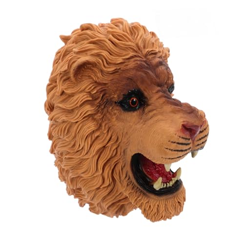 ERINGOGO -Handpuppenspielzeug für kinderspielzeug kinderknallzeug Tierische Handpuppen Handpuppen Handspielzeug Tierpuppen Tierhandpuppe weiches Gummi Khaki von ERINGOGO