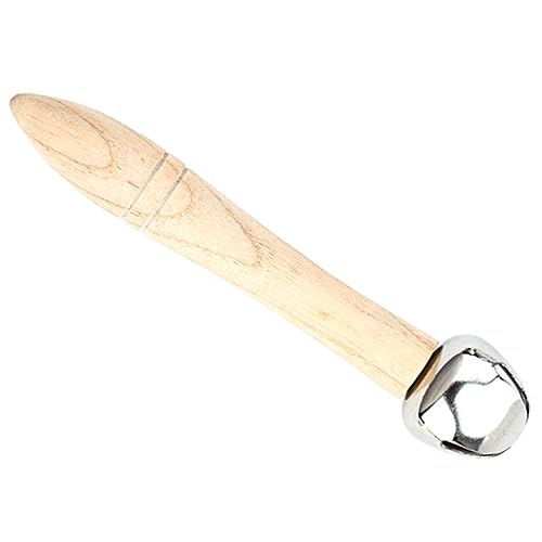 ERINGOGO Handrassel Für Holz Runde Holzklapper Mit Jingle Funktion Pädagogisches Musikinstrument Motorischen Fähigkeiten Und des Rhythmusgefühls von ERINGOGO