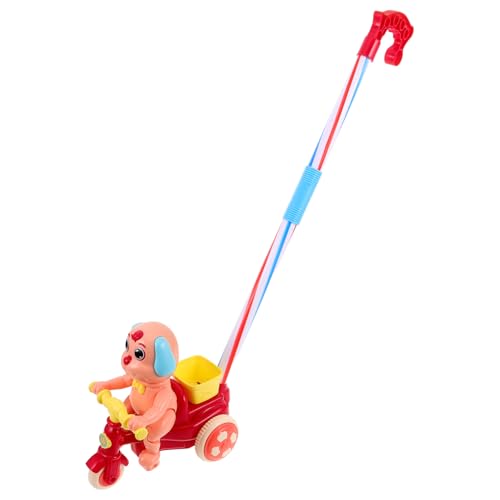 ERINGOGO Handschubpuppenwagen Lauflernspielzeug Push-Pull Entwicklungsförderndes Hund Laufspielzeug für Kleinkinder Laufen Lernen Plastik Rosa ERINGOGO Handschubpuppenwagen Lauflernspielzeug Push-Pull Entwicklungsförderndes Hund Laufspielzeug für Kleinkinder Laufen Lernen Plastik Rosa von ERINGOGO