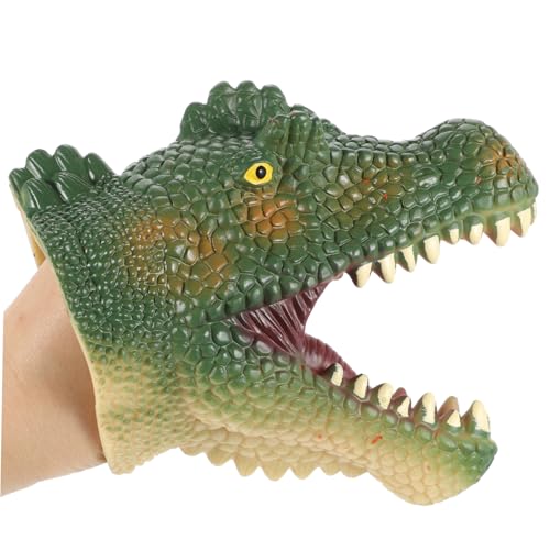 ERINGOGO Handspielpuppe Dinosaurier Softgummi Kreatives Rollenspiel für Ab Jahren Realistische Tierfigur als Storytelling Zubehör Fördert Fantasie und Geschicklichkeit von ERINGOGO