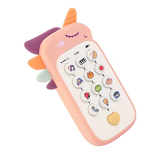 ERINGOGO Handy Musiktelefon für Kleinkinder Lehrspielzeug mit Sanften Klängen für Ab Monaten Fördert Frühe Bildung und Spielspaß von ERINGOGO