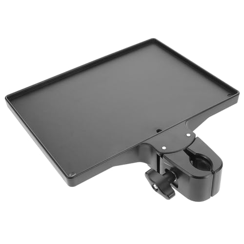 ERINGOGO Handy- -Übertragungsstand mikrofonständer mikrofonhalterung mikrofon zubehör Mikrofonhalter für Ständer Notenständer-Tablett Zubehör für Mikrofonstative Metall Black von ERINGOGO