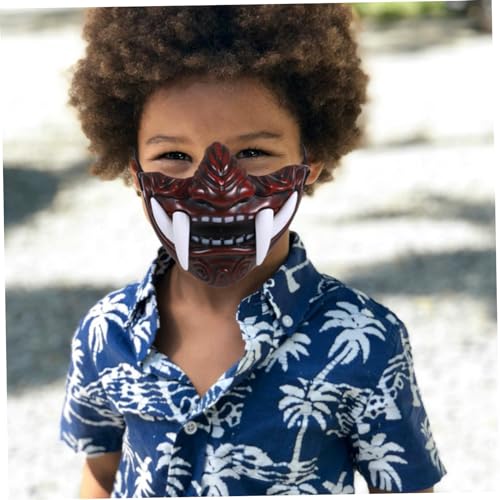 ERINGOGO Hannya Maske Cosplay Vollgesichtsmaske für Halloween Party Unisex Japanische Dämonenmaske mit Design Bequem und Passend für Bühne Kostüm Festivals und Rollenspiele ERINGOGO Hannya Maske Cosplay Vollgesichtsmaske für Halloween Party Unisex Japanische Dämonenmaske mit Design Bequem und Passend für Bühne Kostüm Festivals und Rollenspiele von ERINGOGO