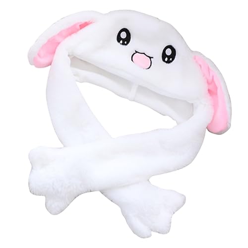 ERINGOGO Plüsch Hase Ohren Hut Moving Jumping Party Kopfschmuck Modische Erwachsene Party Tragen ERINGOGO Plüsch Hase Ohren Hut Moving Jumping Party Kopfschmuck Modische Erwachsene Party Tragen von ERINGOGO