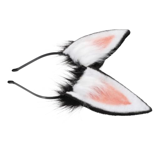 ERINGOGO Hasenohren Stirnband aus Flauschiger Tierohren Kopfschmuck für Cosplay Halloween und Kostümpartys für Erwachsene ERINGOGO Hasenohren Stirnband aus Flauschiger Tierohren Kopfschmuck für Cosplay Halloween und Kostümpartys für Erwachsene von ERINGOGO