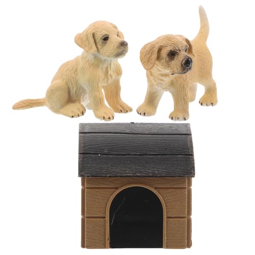 ERINGOGO Miniatur Hund Haus Set mit Realistischen Hundefiguren für Puppenhaus und Garten Deko Adorable Hund Spielzeug Figuren und Zubehör für Kreative Miniaturszenen ERINGOGO Miniatur Hund Haus Set mit Realistischen Hundefiguren für Puppenhaus und Garten Deko Adorable Hund Spielzeug Figuren und Zubehör für Kreative Miniaturszenen von ERINGOGO