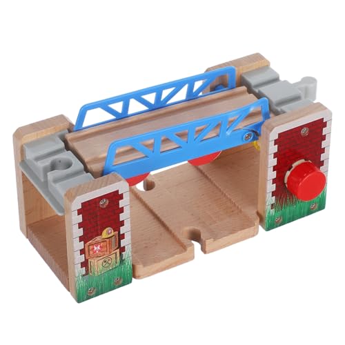 ERINGOGO Hölzerne Hebebrücke für Gleise Zubehör für Holzspielzeuge Fördert Kreativität und Fantasie für Zug Szenarien und Spielsets ERINGOGO Hölzerne Hebebrücke für Gleise Zubehör für Holzspielzeuge Fördert Kreativität und Fantasie für Zug Szenarien und Spielsets von ERINGOGO