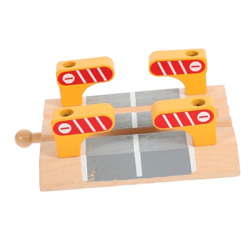 ERINGOGO Hölzerne Zugspurzubehör Schienen Eisenbahn Spuren Bahngleis Zug zubehör trainieren Spielendes Geländer-Barrieremodell DIY-Geländer-Barriere-Modell Holz ERINGOGO Hölzerne Zugspurzubehör Schienen Eisenbahn Spuren Bahngleis Zug zubehör trainieren Spielendes Geländer-Barrieremodell DIY-Geländer-Barriere-Modell Holz von ERINGOGO