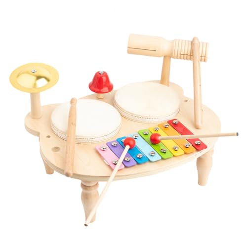 ERINGOGO Hölzernes Schlaginstrument Musikinstrumente Schlaginstrumente Musikinstrument Für Schlaginstrumente Kinderinstrument Khaki Metall ERINGOGO Hölzernes Schlaginstrument Musikinstrumente Schlaginstrumente Musikinstrument Für Schlaginstrumente Kinderinstrument Khaki Metall von ERINGOGO