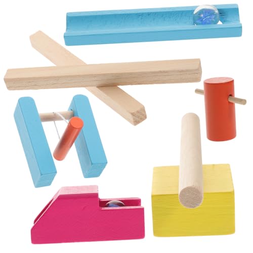 ERINGOGO Holz Domino Bausteine Pädagogisches BAU Lernspielzeug für Ab Jahren mit Schadstofffreier Wasserfarbe Kreativität und Feinmotorik von ERINGOGO