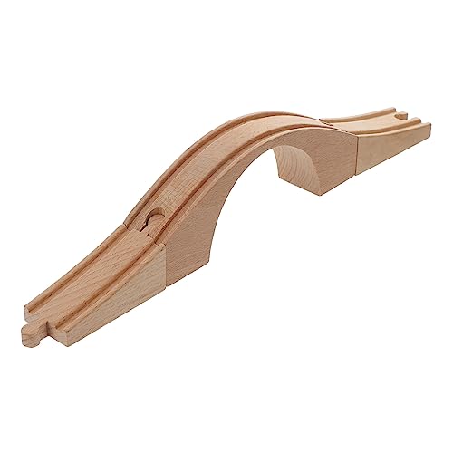 ERINGOGO Holz Eisenbahn Brücke Zubehör Einfach Montierbare Sichere Zugbrücke für Holzbahn Kompatibel mit Eisenbahn Erweiterungen als für Jungen und Mädchen ERINGOGO Holz Eisenbahn Brücke Zubehör Einfach Montierbare Sichere Zugbrücke für Holzbahn Kompatibel mit Eisenbahn Erweiterungen als für Jungen und Mädchen von ERINGOGO