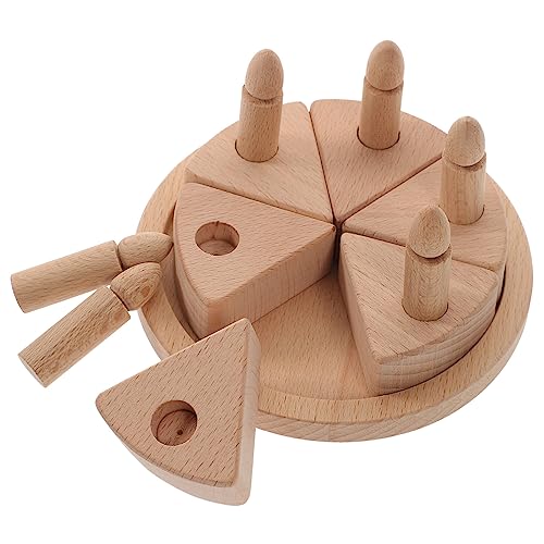 ERINGOGO Holz Geburtstagstorte Spielküche Zubehör Holz Kuchen zum Schneiden für Kreatives Lernspielzeug für Feinmotorik und Rollenspiele Geeignet für Jungen und Mädchen ERINGOGO Holz Geburtstagstorte Spielküche Zubehör Holz Kuchen zum Schneiden für Kreatives Lernspielzeug für Feinmotorik und Rollenspiele Geeignet für Jungen und Mädchen von ERINGOGO