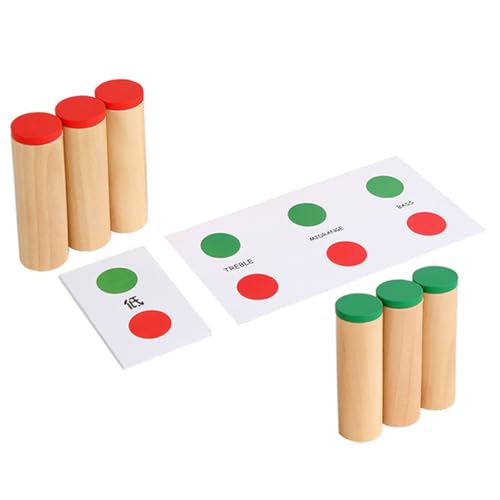 ERINGOGO Holz Klangröhre Montessori Hörtraining für Kleinkinder Natürliches Holz Robust Leicht Fördert Gehör Farberkennung Konzentration Gedächtnis und Soziale Fähigkeiten ERINGOGO Holz Klangröhre Montessori Hörtraining für Kleinkinder Natürliches Holz Robust Leicht Fördert Gehör Farberkennung Konzentration Gedächtnis und Soziale Fähigkeiten von ERINGOGO
