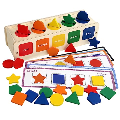 ERINGOGO Holz Montessori Lernspielzeug Formensortierbox für Motorikfördernd Handliche Scheiben Verbessert Feinmotorik Hand Koordination und Logisches Pädagogisch ERINGOGO Holz Montessori Lernspielzeug Formensortierbox für Motorikfördernd Handliche Scheiben Verbessert Feinmotorik Hand Koordination und Logisches Pädagogisch von ERINGOGO