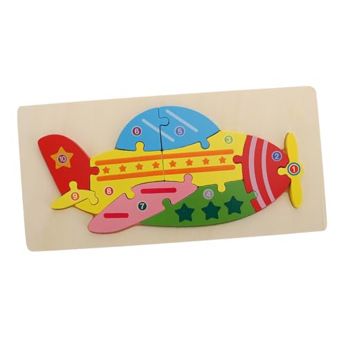 ERINGOGO Holz Puzzle für Pädagogisches Lernspielzeug für Frühe Entwicklung Flugzeug Design Sicheres Material für Jungen ERINGOGO Holz Puzzle für Pädagogisches Lernspielzeug für Frühe Entwicklung Flugzeug Design Sicheres Material für Jungen von ERINGOGO