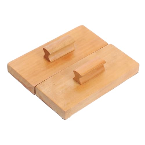 ERINGOGO Holz Sandblock Musikinstrument Percussion Block aus Robustem Holz mit Klarem für Musikalische Früherziehung und Kreatives Ab Jahren von ERINGOGO
