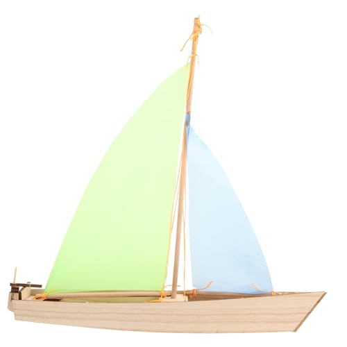 ERINGOGO Holz Segelboot Modellbausatz DIY Bootsbau Für Selbstmontage Holzspielzeug Dekoratives Segelboot Ornament Handwerksprojekt Für Kindergarten von ERINGOGO