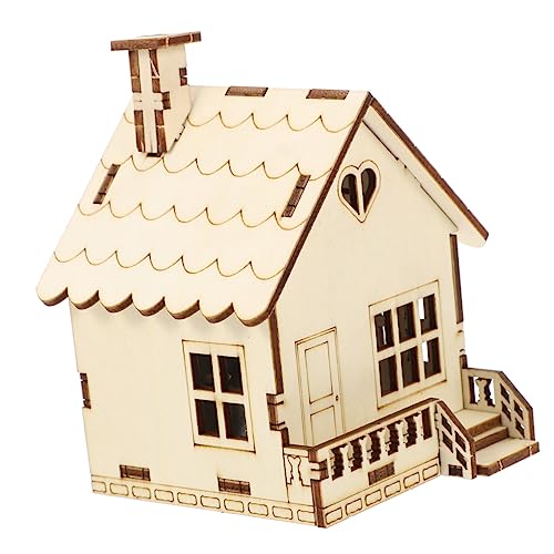 ERINGOGO Holz Spieluhr im Hausdesign Dekorative Musikbox für Multifunktionale Deko für Büro und Zuhause für Freunde und Lehrer von ERINGOGO