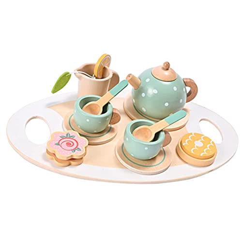 ERINGOGO Holz Tee Set Für Teiliges Teeservice Ideales Tee Set Für Teeparty Fördert Kreatives Und Soziale Interaktion ERINGOGO Holz Tee Set Für Teiliges Teeservice Ideales Tee Set Für Teeparty Fördert Kreatives Und Soziale Interaktion von ERINGOGO