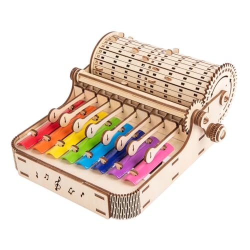 ERINGOGO Holz Xylophon Töne DIY Musikinstrument Lernspielzeug Frühförderung für Mädchen Jungen Musikalisches Schlagzeugspielzeug von ERINGOGO