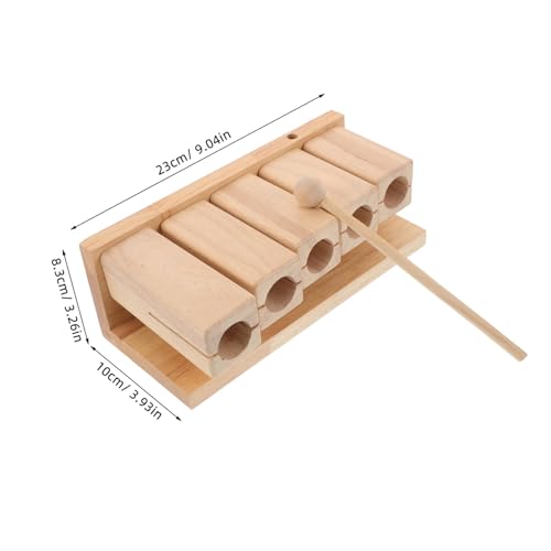 ERINGOGO Holz-rhythmusblock Töne mit Schlägel Holzmusikinstrument Ergonomisch Leicht zu Greifen für Vorschule Familienmusik und Kreative Früherziehung ERINGOGO Holz-rhythmusblock Töne mit Schlägel Holzmusikinstrument Ergonomisch Leicht zu Greifen für Vorschule Familienmusik und Kreative Früherziehung von ERINGOGO