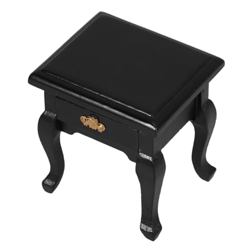 ERINGOGO Holz -tv -Schrank Puppe Miniatur Klein Nachttisch Mini House Accessory Black ERINGOGO Holz -tv -Schrank Puppe Miniatur Klein Nachttisch Mini House Accessory Black von ERINGOGO